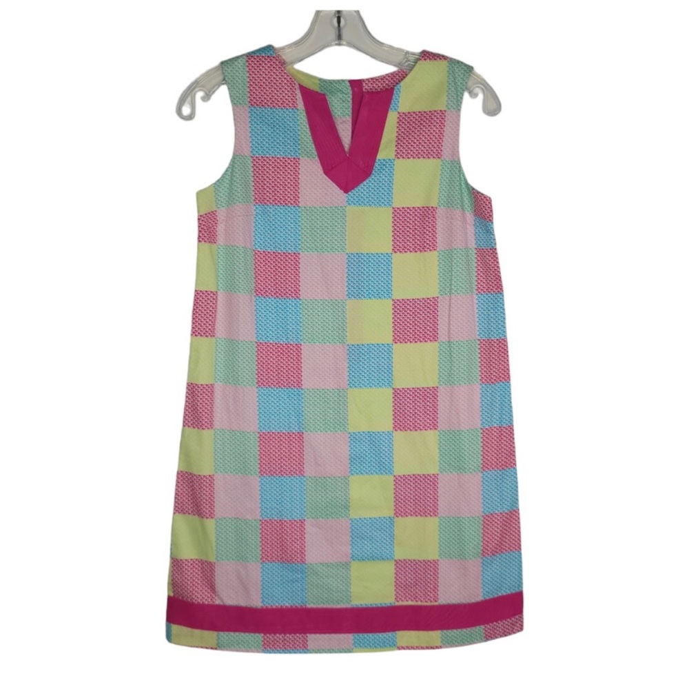 Vineyard Vines Whale Patchwork Dress, size 8